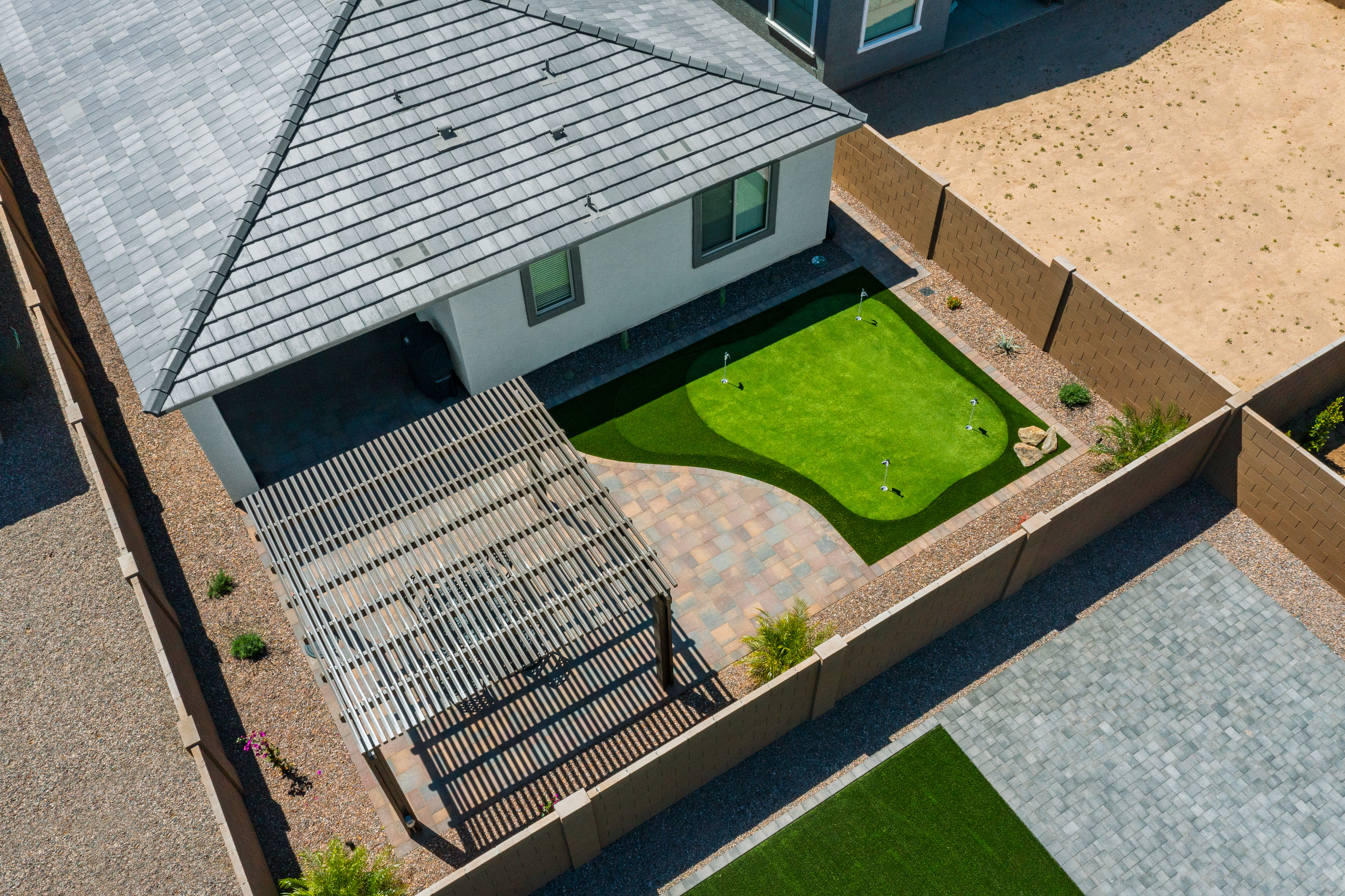 Completed Alpine Turf backyard installation