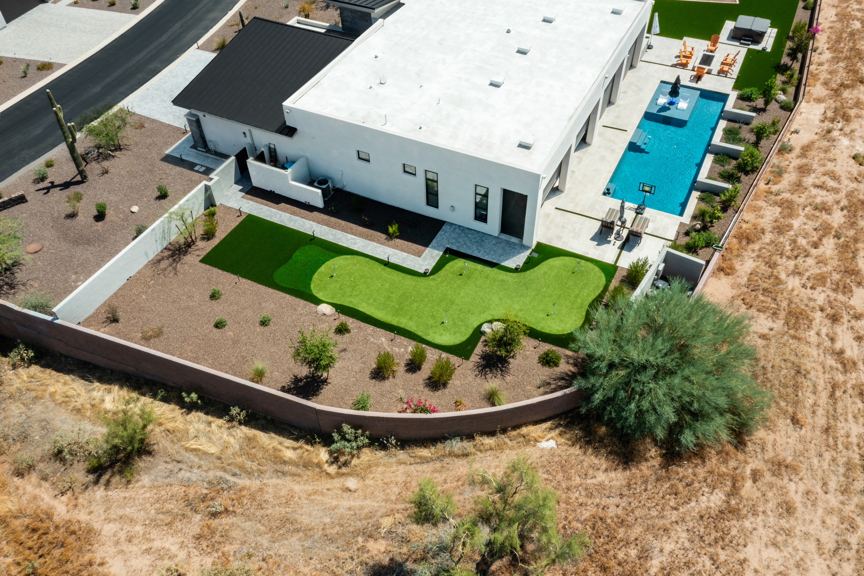 Completed Alpine Turf backyard installation