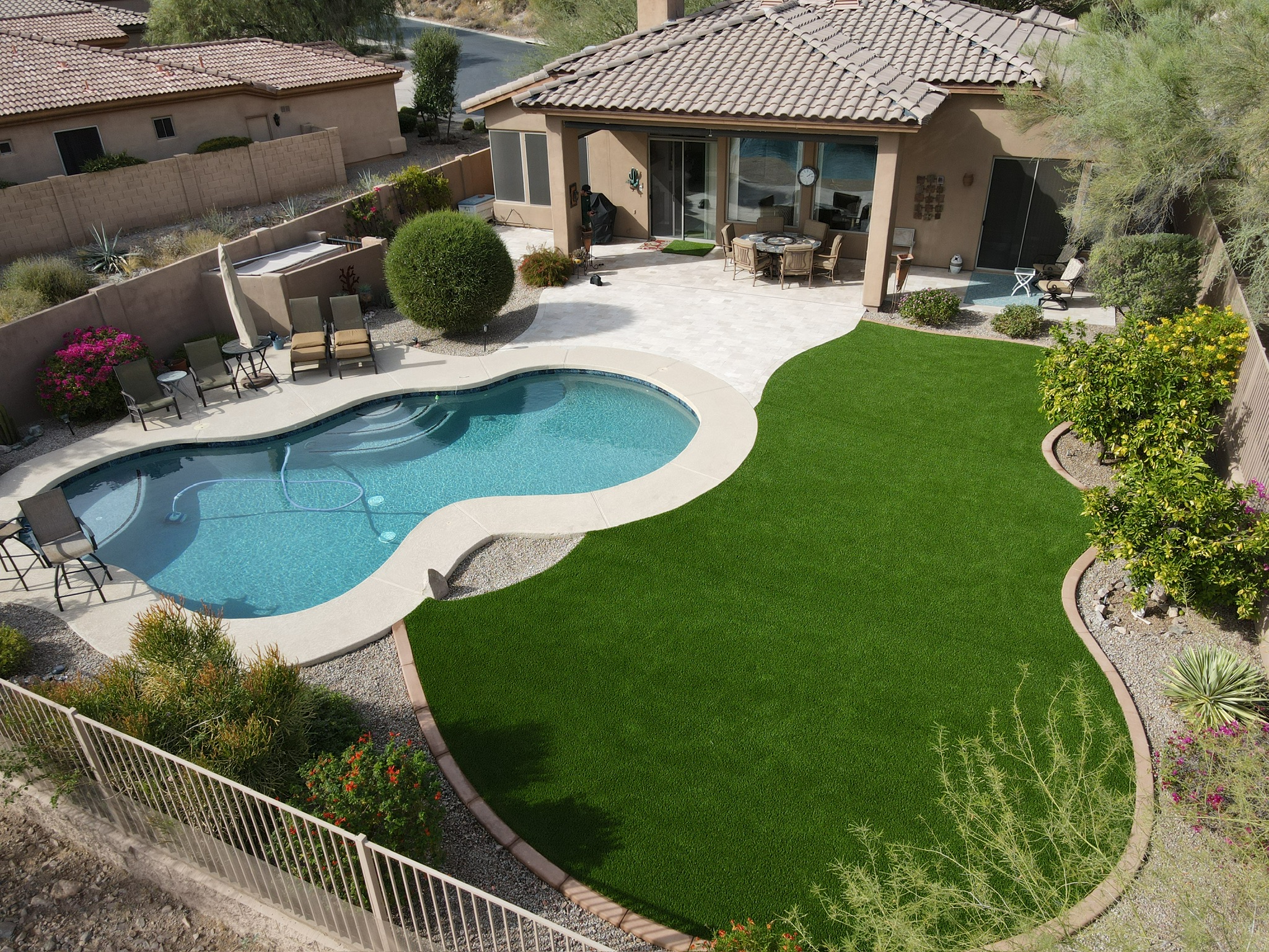 Completed Alpine Turf backyard installation
