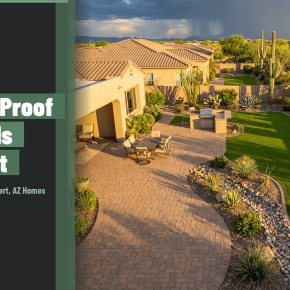 Monsoon Proof Backyard Gilbert AZ: 2026 Drainage Guide